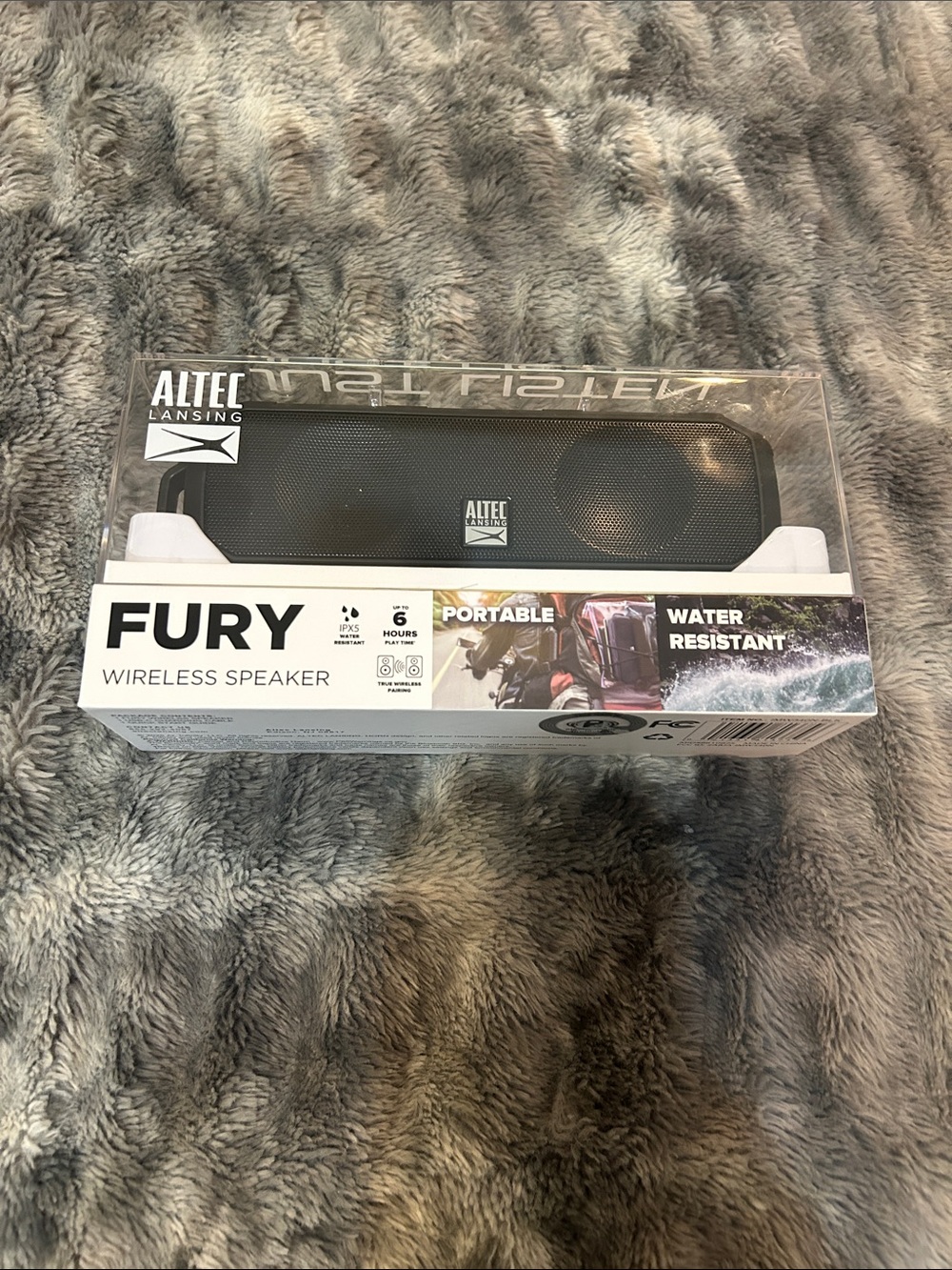 Altec Lansing Fury Portable Wireless Speaker - Black